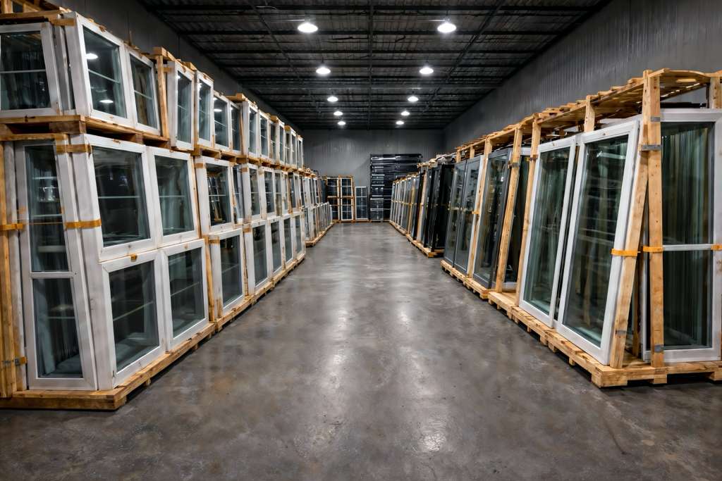 Window warehouse with inventory